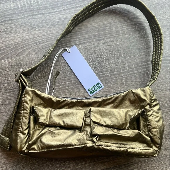 Baggu metallic cargo shoulder bag - Picture 1 of 7